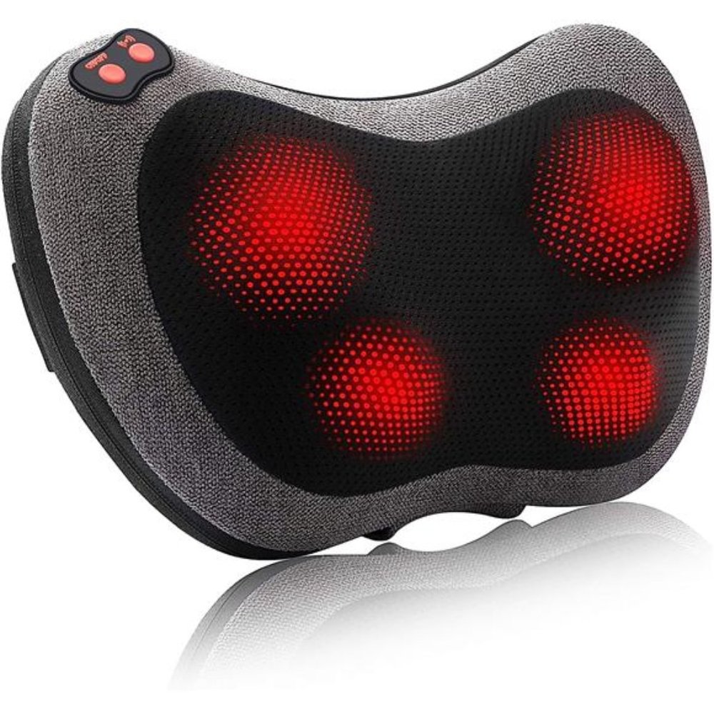 Back Massager with Heat,Shiatsu Back and Neck Massager with Deep Tissue Kneading